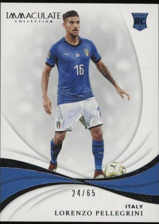 Lorenzo Pellegrini #78 2018 Panini Immaculate Soccer