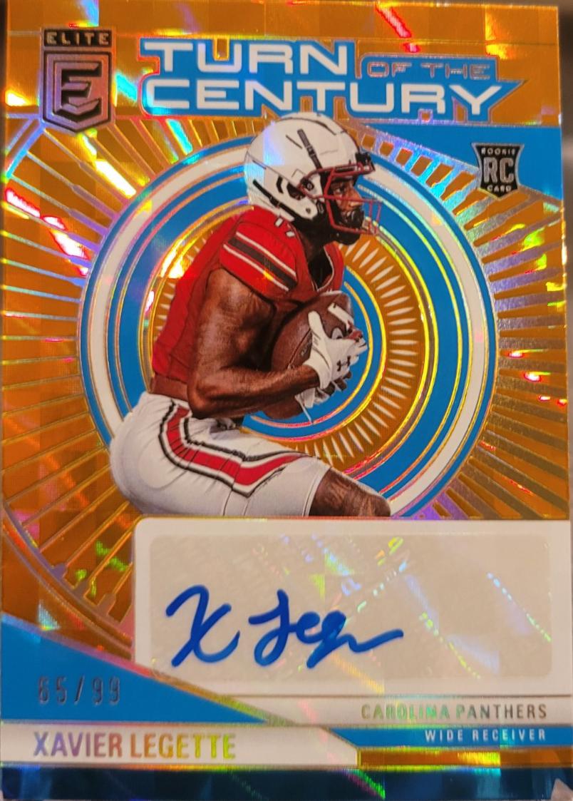 Xavier Legette #TCA-XLE 2024 Panini Donruss Elite Turn Of The Century Autograph Football
