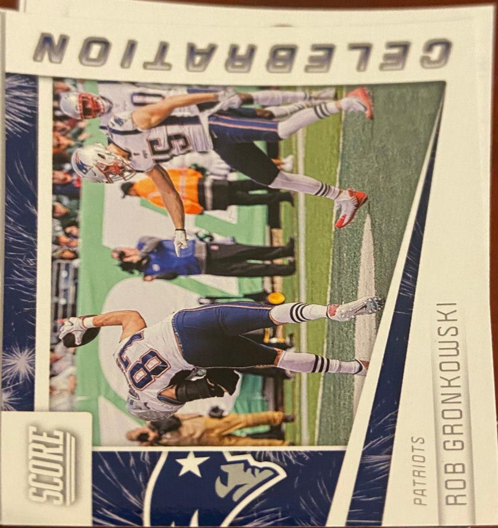 Rob Gronkowski #C-6 Football Cards 2019 Panini Score Celebration