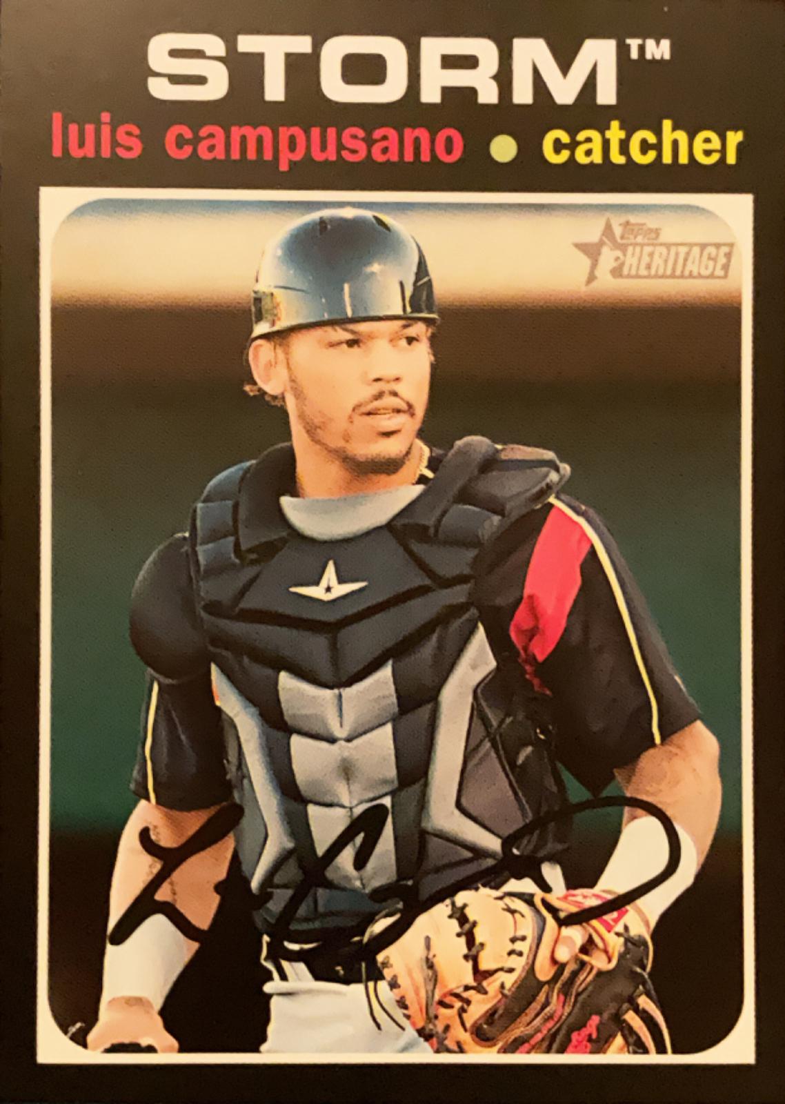 Luis Campusano #122 2020 Topps Heritage Minor League Baseball