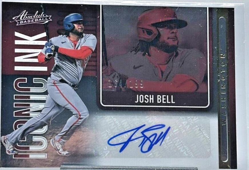 Josh Bell #II-JB Baseball Cards 2022 Panini Absolute Iconic Ink Autographs