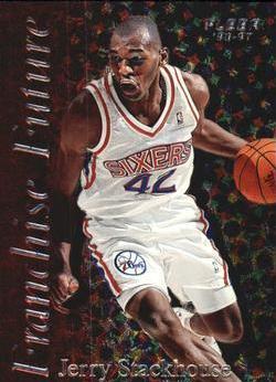 Jerry Stackhouse #9 Basketball Cards 1996 Fleer Franchise Futures