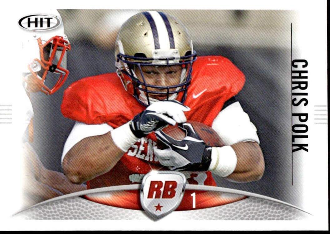 Chris Polk #99 2012 Sage Hit Football