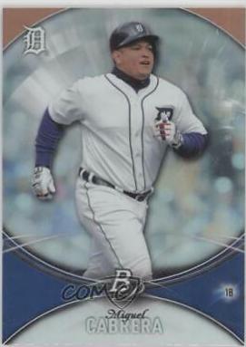 Miguel Cabrera #3 Baseball Cards 2016 Bowman Platinum