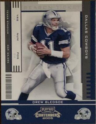 Drew Bledsoe #25 2005 Playoff Contenders Football