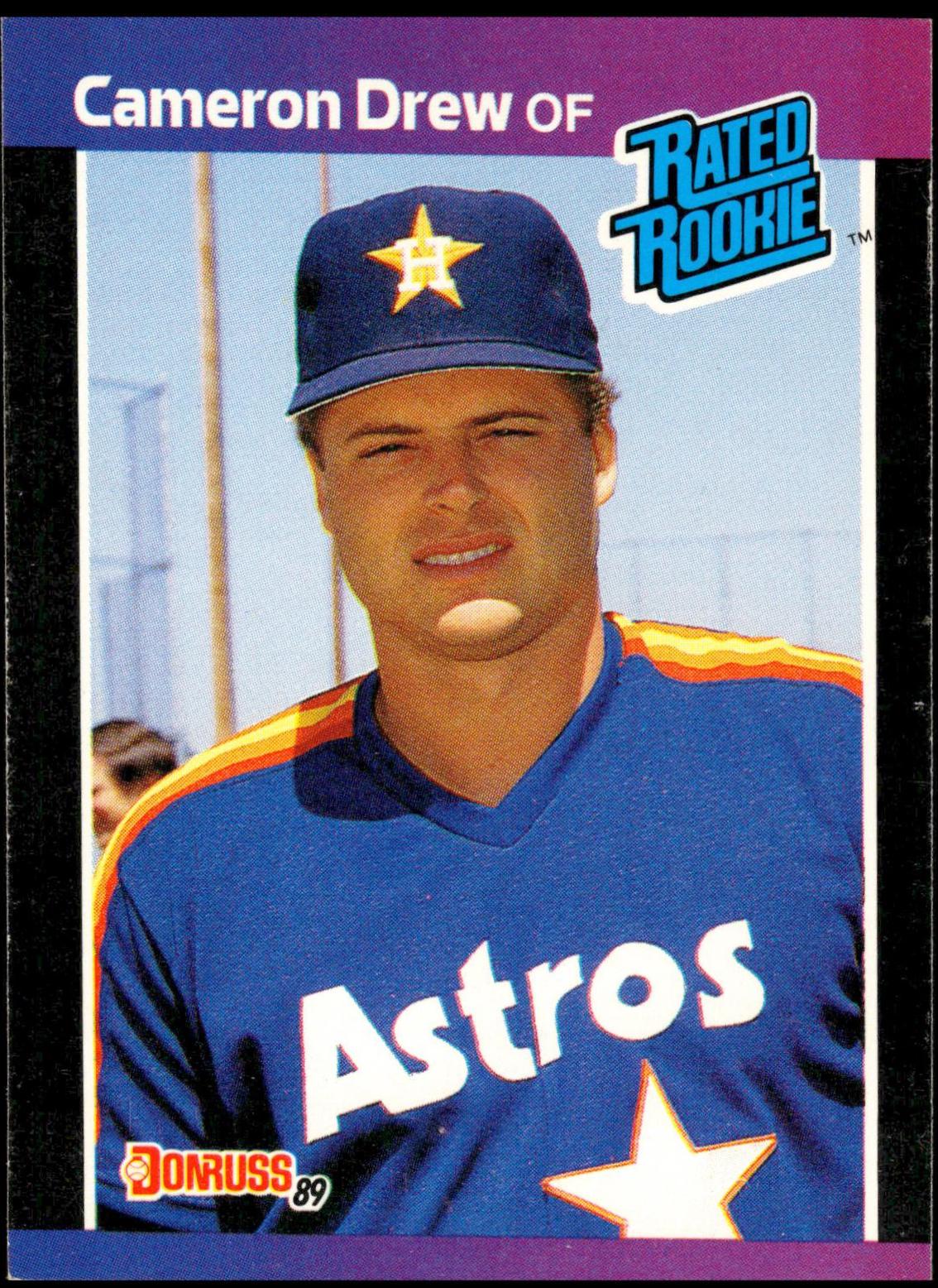 Cameron Drew #30 Baseball Cards 1989 Donruss