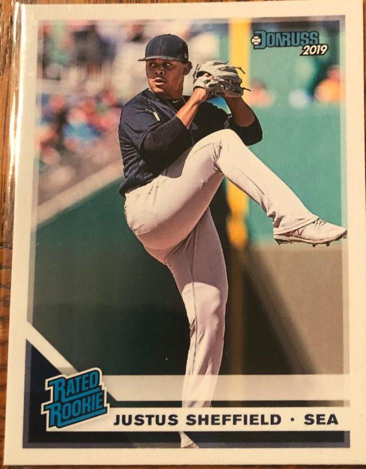 Justus Sheffield #42 Baseball Cards 2019 Panini Donruss