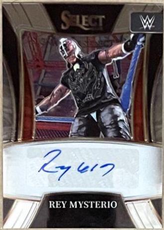 Rey Mysterio #SN-RMY Wrestling Cards 2022 Panini Select WWE Signature Selections