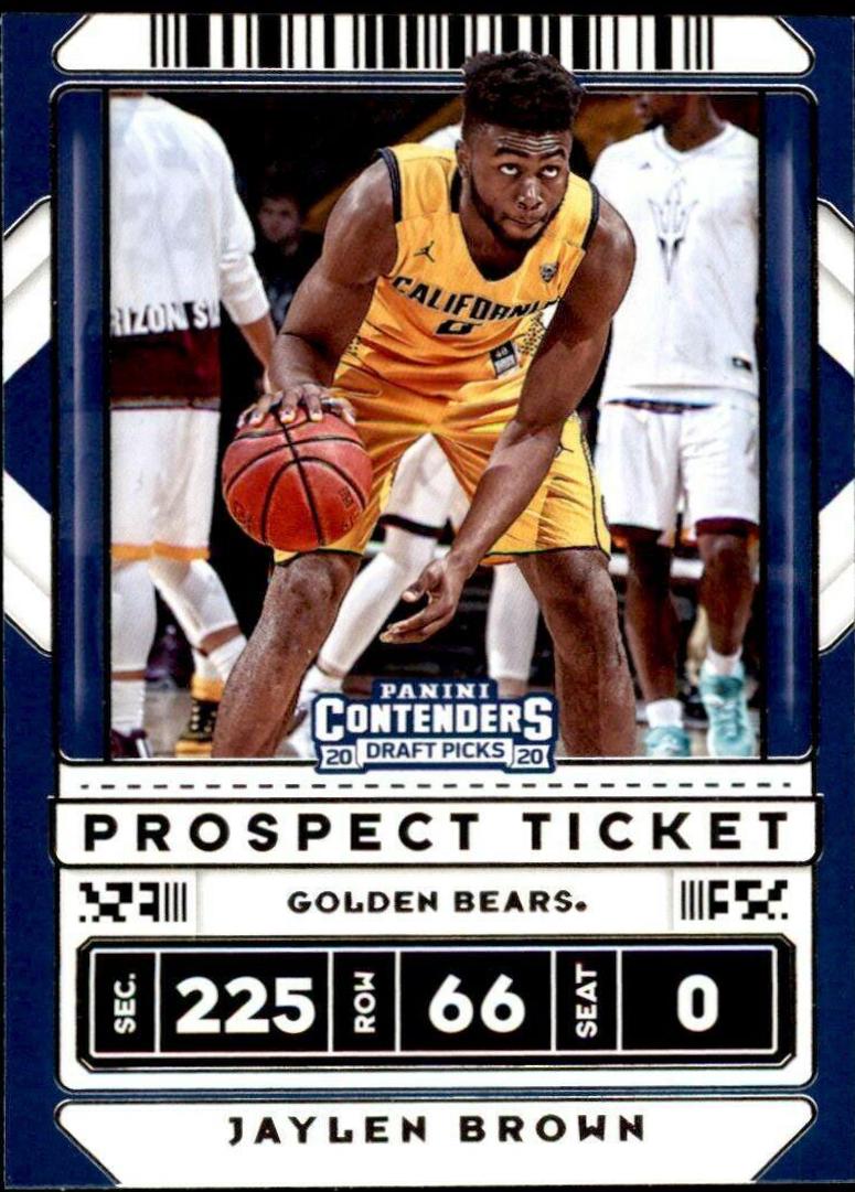 Jaylen Brown #10 Basketball Cards 2020 Panini Contenders Draft Picks
