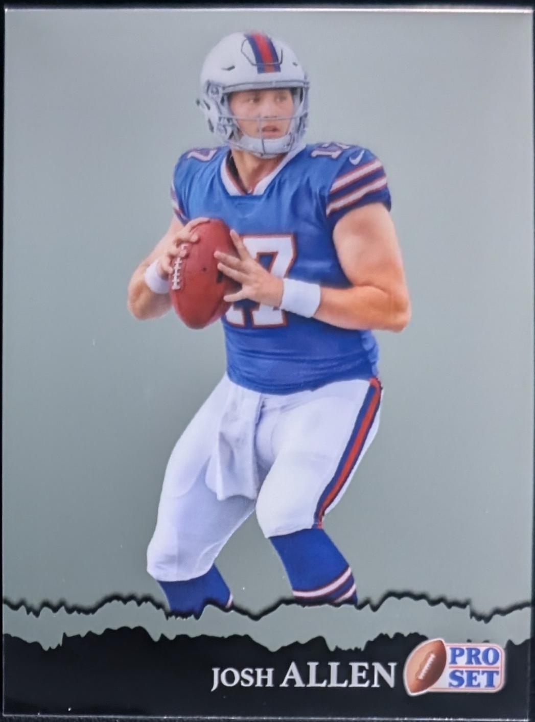 Josh Allen #RB-57 2025 Leaf Pro Set Metal Retro Football