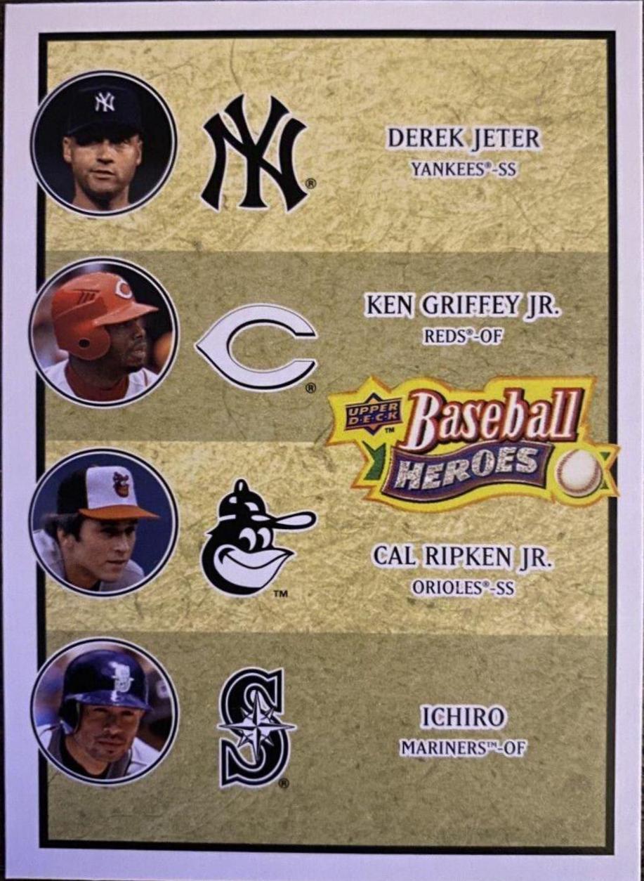 Cal Ripken Jr. , Derek Jeter, Ichiro, Ken Griffey Jr. #196