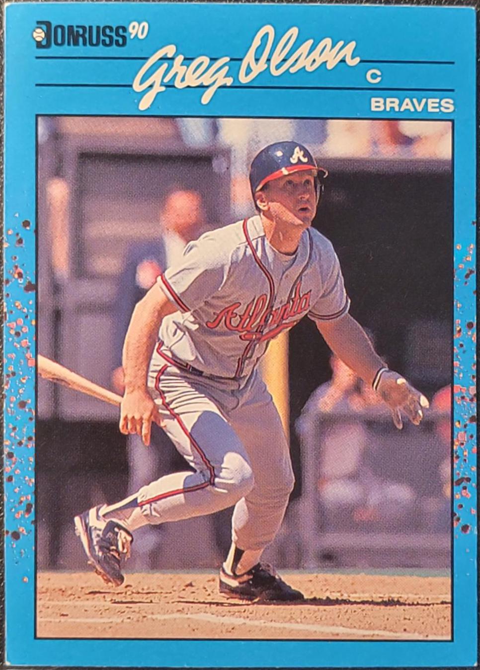 Greg Olson #25 Baseball Cards 1990 Donruss Best NL