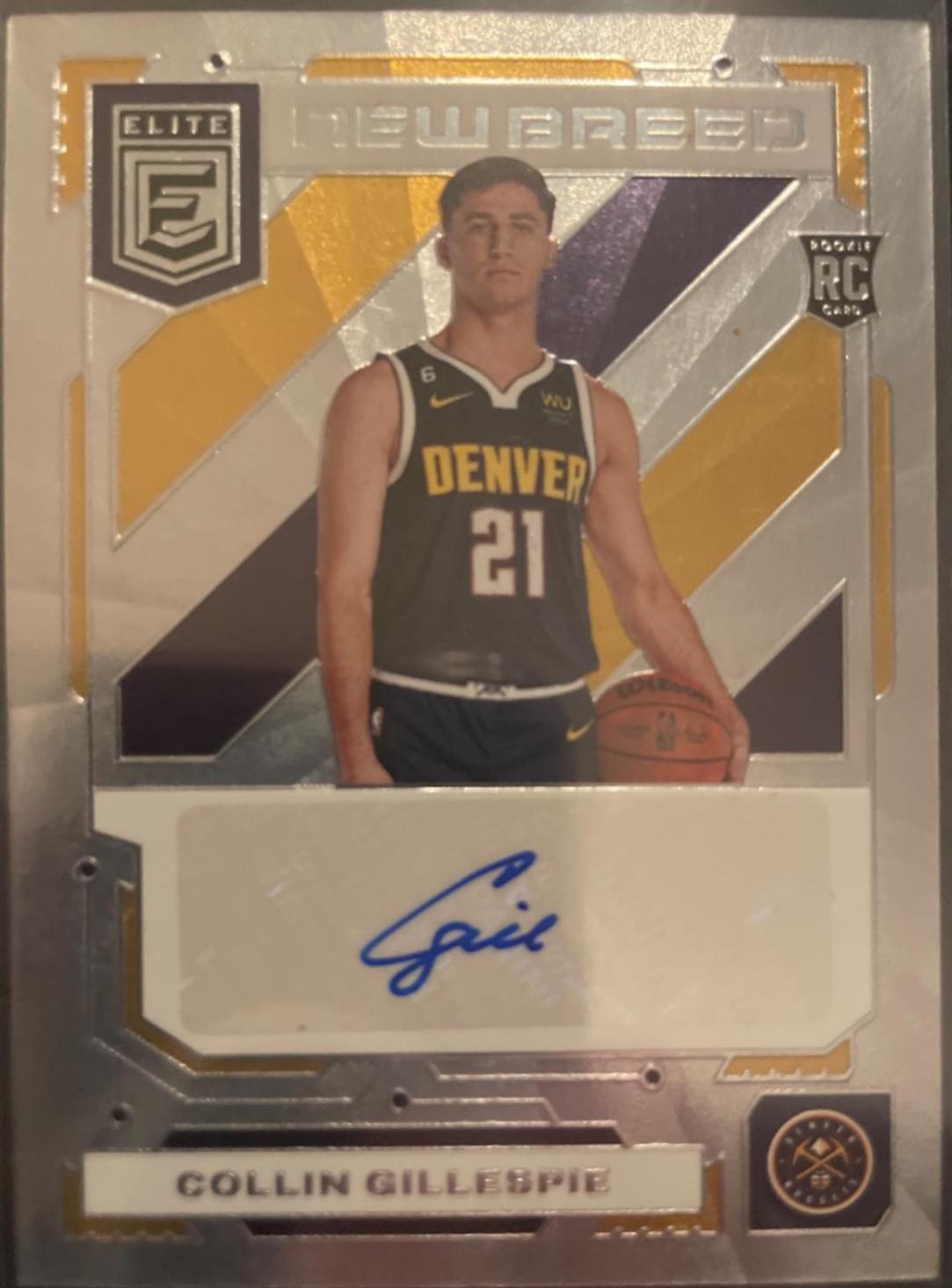 Collin Gillespie #NB-CGL Basketball Cards 2022 Panini Donruss Elite New Breed Autographs