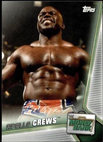 Apollo Crews #7 Wrestling Cards 2019 Topps WWE Money in the Bank