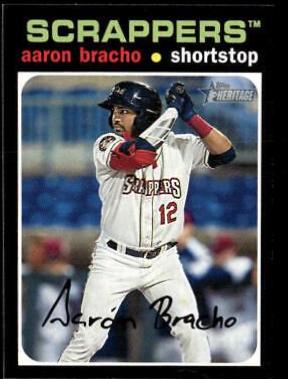 Aaron Bracho #74 Baseball Cards 2020 Topps Heritage Minor League