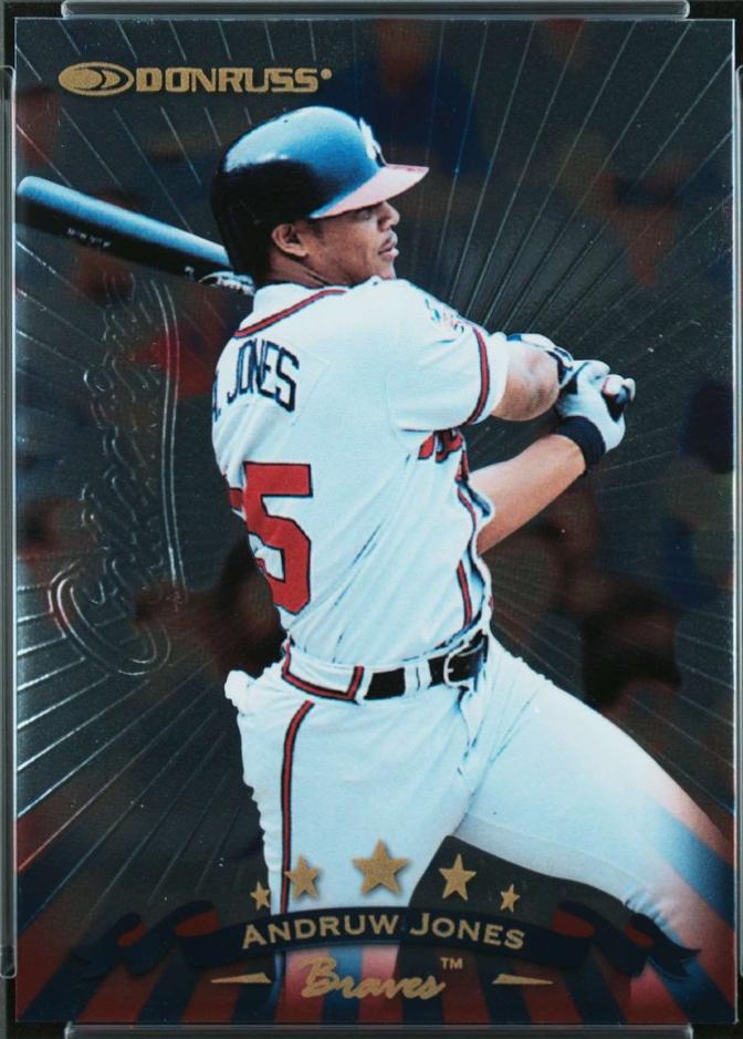 Andruw Jones #104 1998 Donruss Collections Donruss Baseball Collections