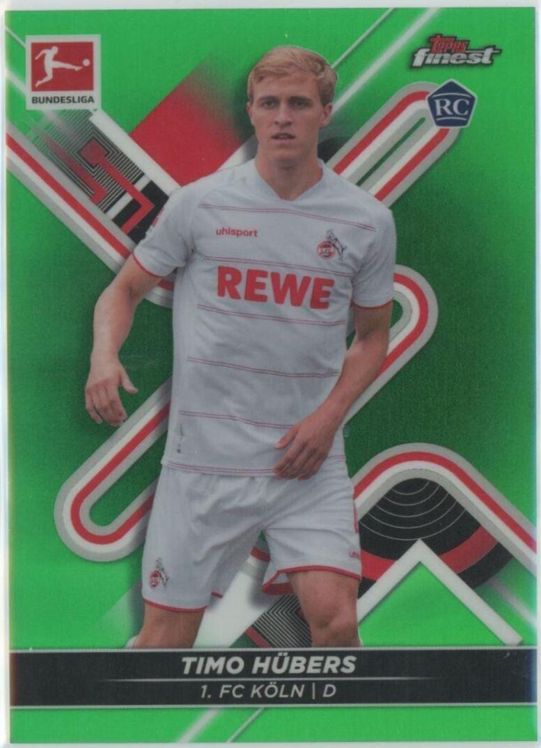 Timo Hubers #89 2021 Topps Finest Bundesliga Soccer