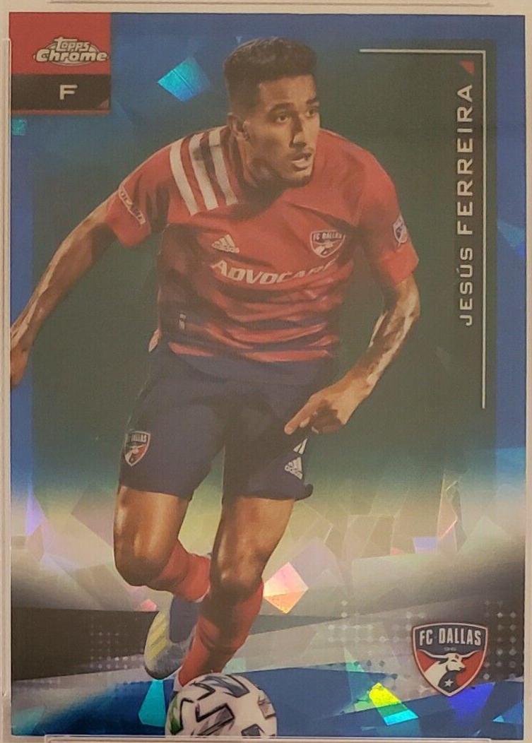 Jesus Ferreira #124 2021 Topps Chrome MLS Sapphire