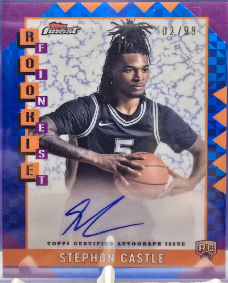 FOORION　フォーリオン　ロマンス畑　カード Stephon Castle [Blue X-Fractor] #RFA-SC Prices | 2024 Topps Finest