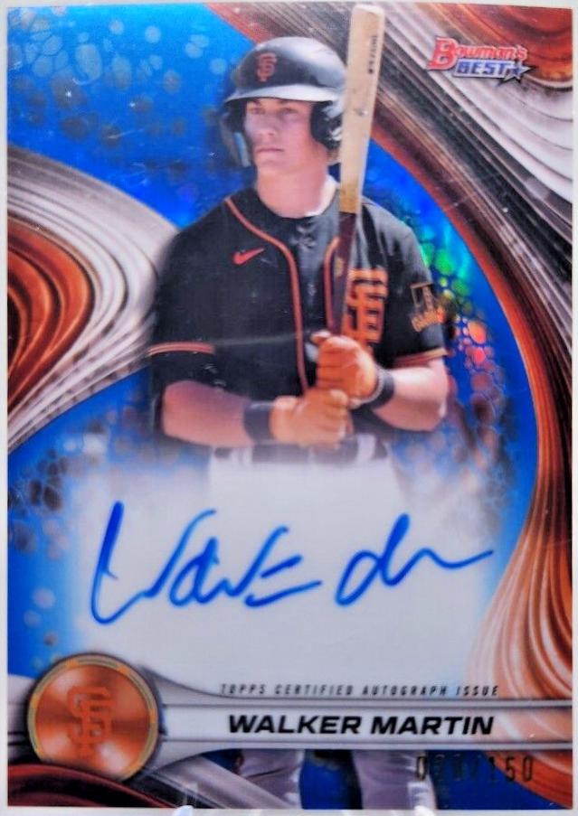 Walker Martin [Blue Refractor] #B24-WM