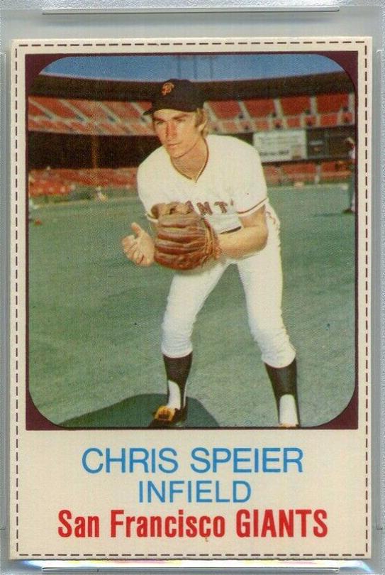 1975 Chris Speier [Hand Cut] #73