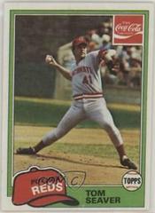 Tom Seaver #10 Baseball Cards 1981 Coca Cola Prices