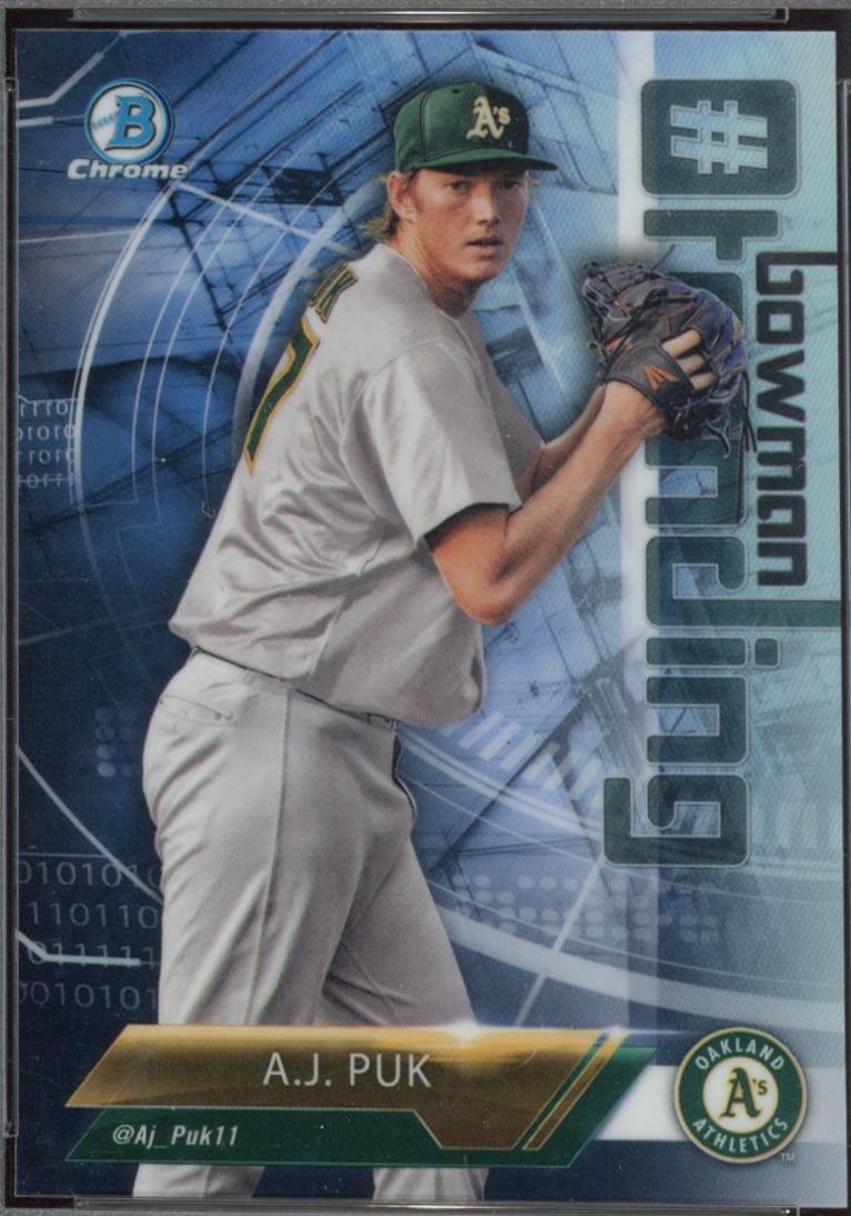 A.J. Puk #AP Baseball Cards 2018 Bowman Trending