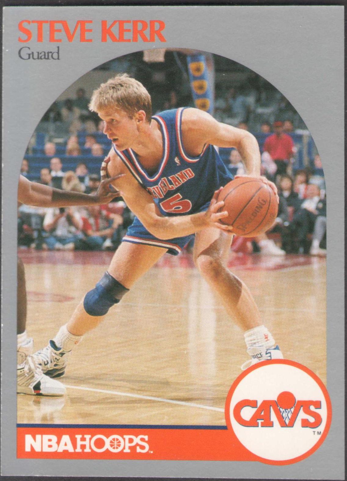 Steve Kerr #75 Basketball Cards 1990 Hoops