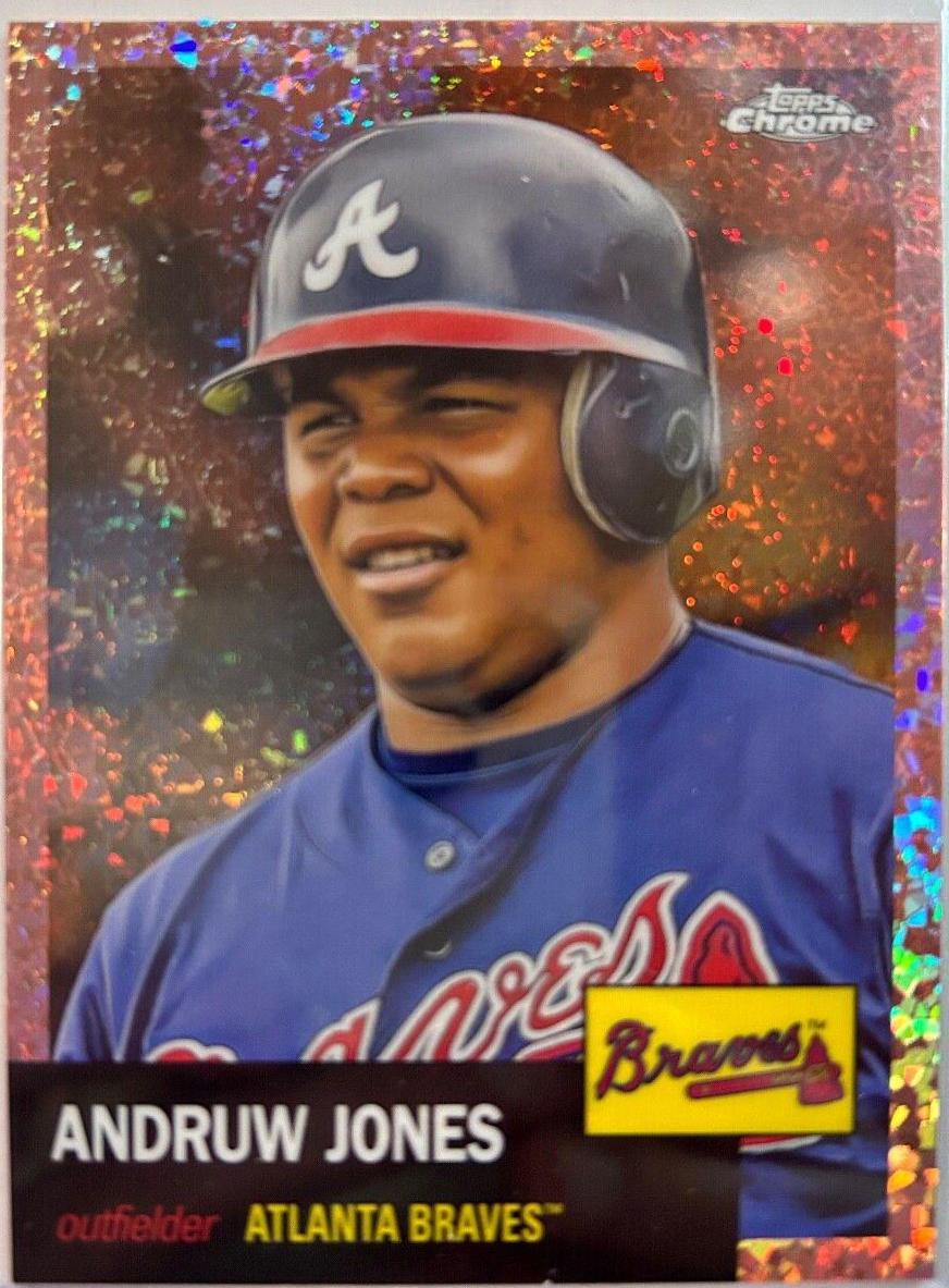 Andruw Jones [Rose Gold Refractor] #78