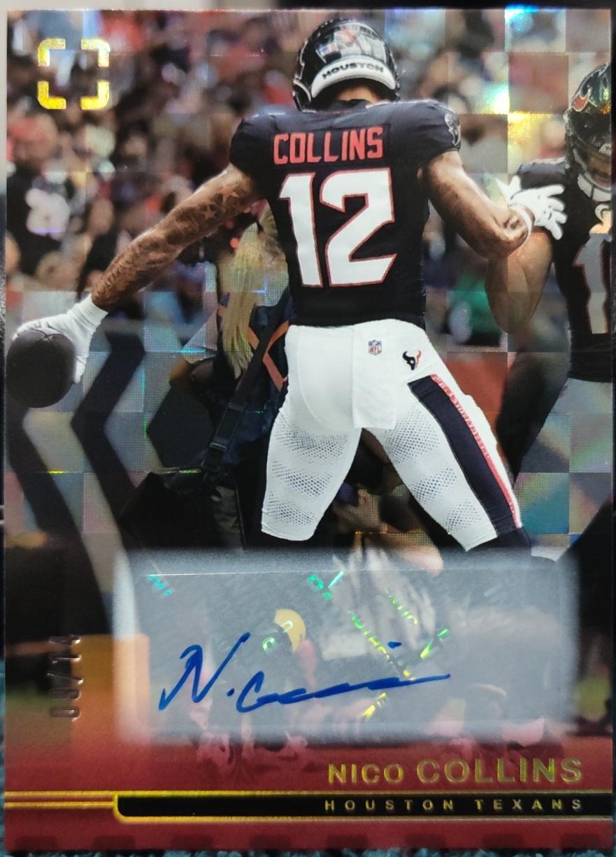 Nico Collins [Maroon Autograph] #78