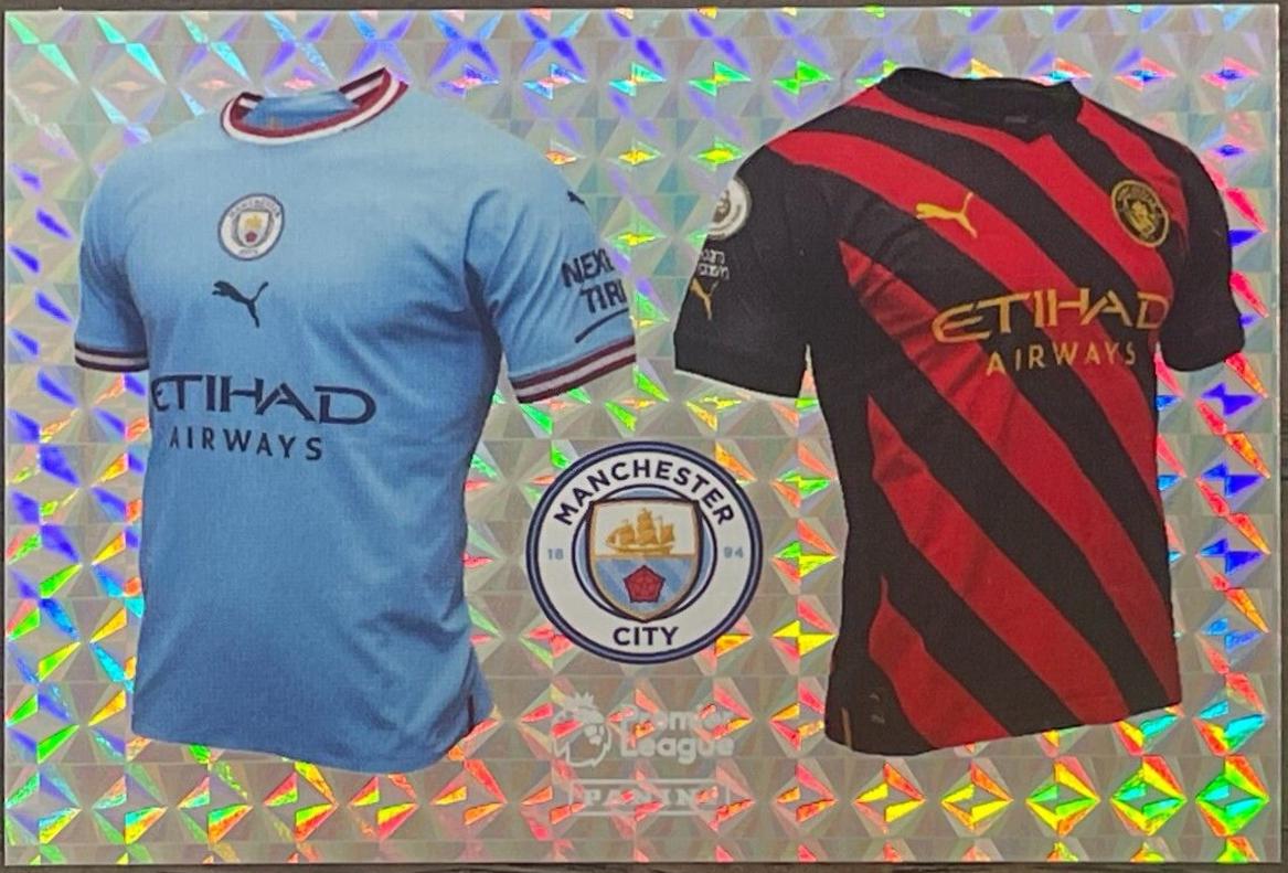 Manchester City #15 Soccer Cards 2023 Panini Premier League Stickers