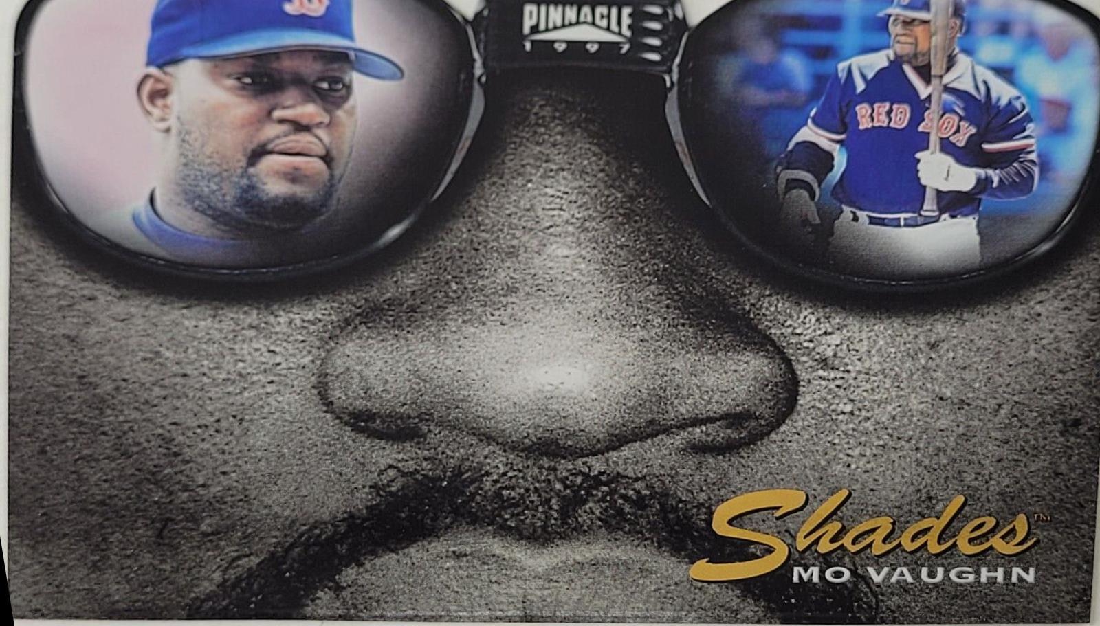 Mo Vaughn #6 of 10 Baseball Cards 1997 Pinnacle Shades