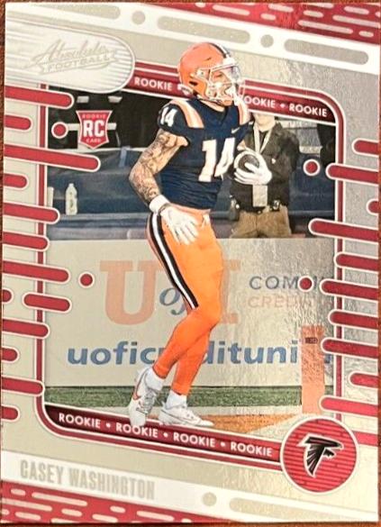 Casey Washington #101 Football Cards 2024 Panini Absolute