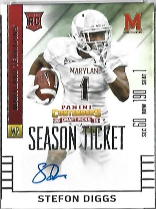 Stefon Diggs [Seat Autograph Bowl Ticket] #143
