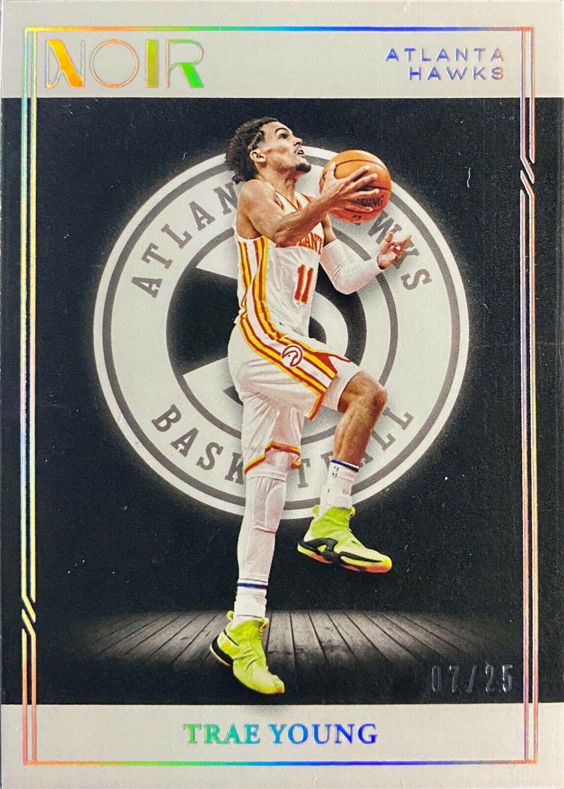 Trae Young #5 Basketball Cards 2020 Panini Noir