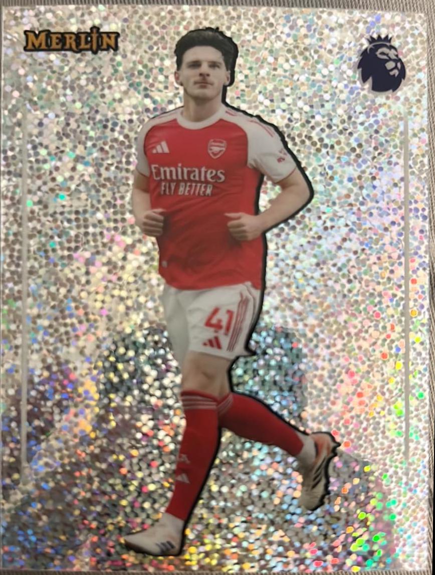 Declan Rice #TS-2 2026 Topps Merlin Premier League The Shiny