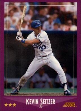 Kevin Seitzer #6 Baseball Cards 1988 Score Glossy