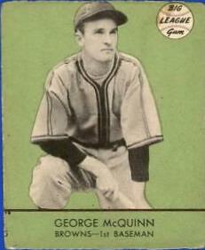 George McQuinn #5 Baseball Cards 1941 Goudey
