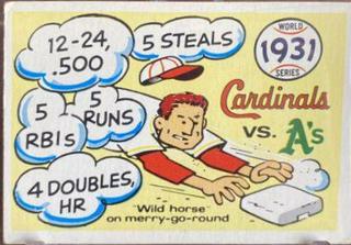1931 Cardinals, A's