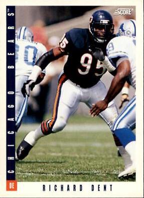 Richard Dent #173 Football Cards 1993 Panini Score
