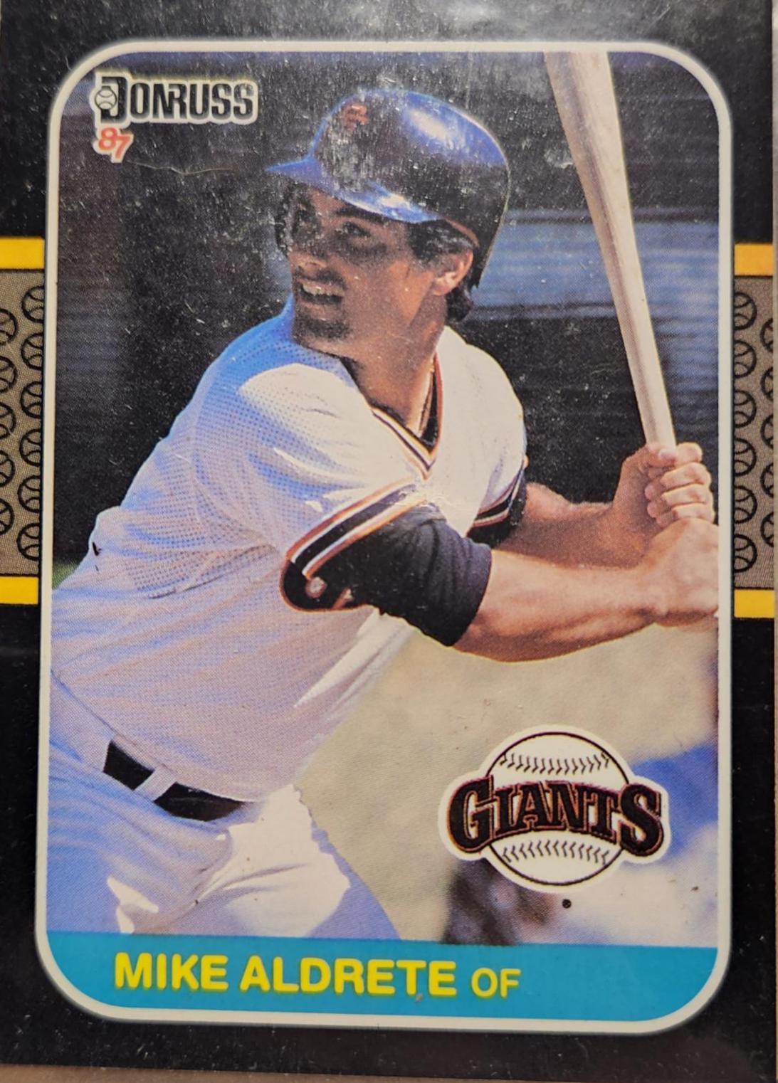 Mike Aldrete #450 Baseball Cards 1987 Donruss