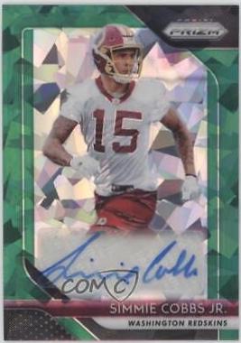 Simmie Cobbs Jr. [Green Prizm Crystals] #98
