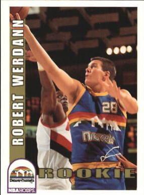 Robert Werdann #379 Basketball Cards 1992 Hoops