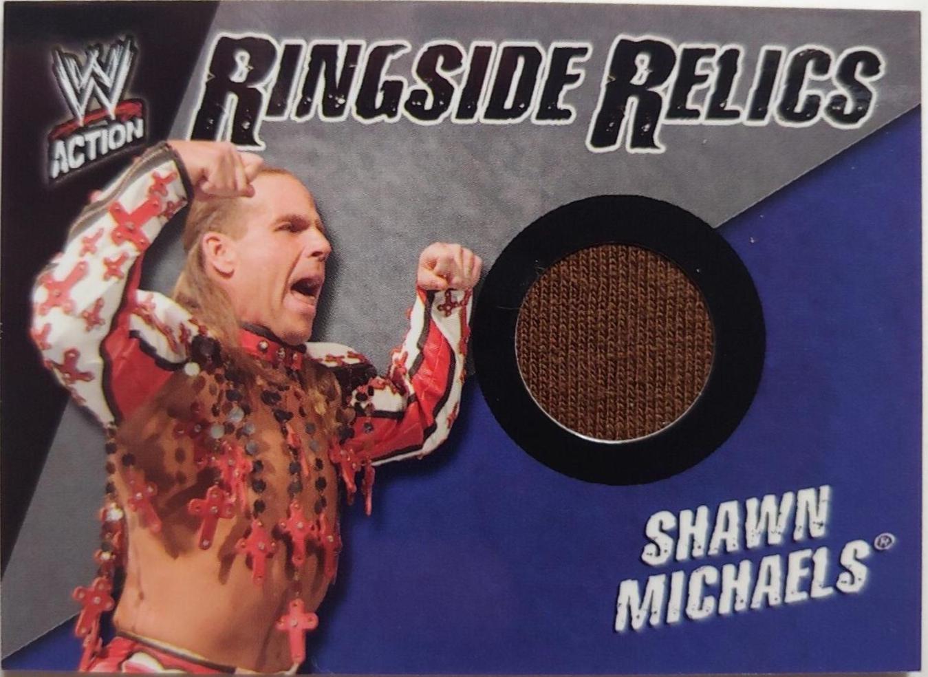 Shawn Michaels Wrestling Cards 2007 Topps Action WWE Ringside Relics