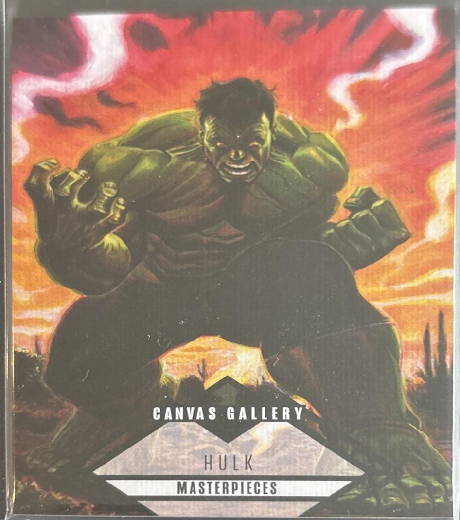 Hulk #CG-3 Marvel 2024 SkyBox Masterpieces Nahuel Grego Canvas Gallery