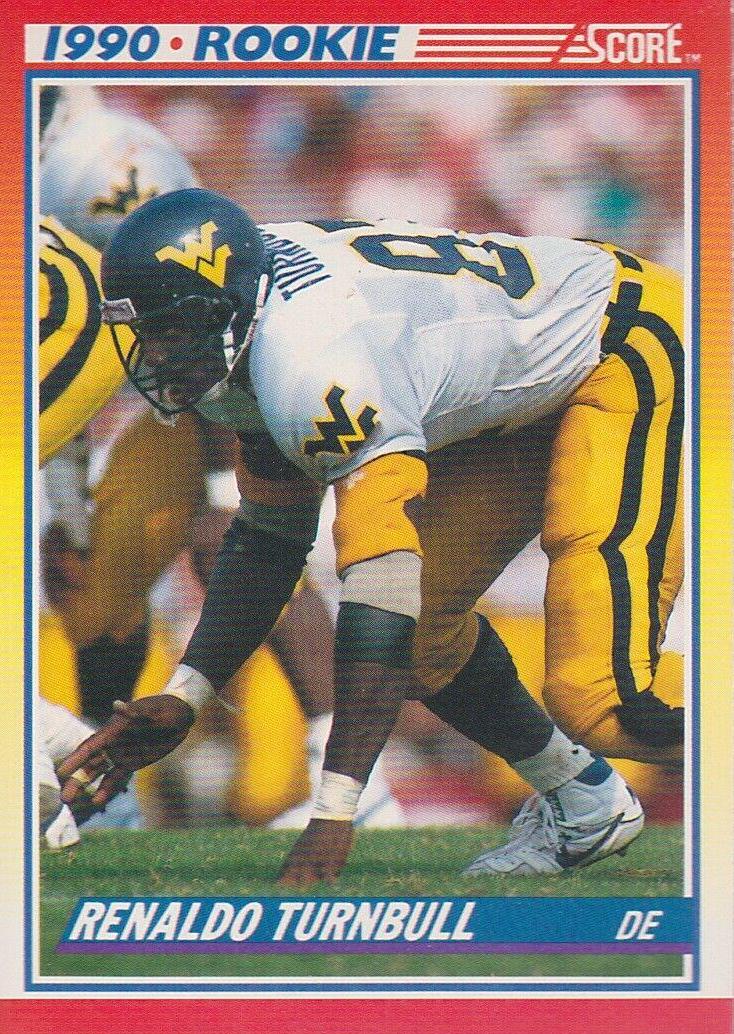Renaldo Turnbull #296 Football Cards 1990 Panini Score