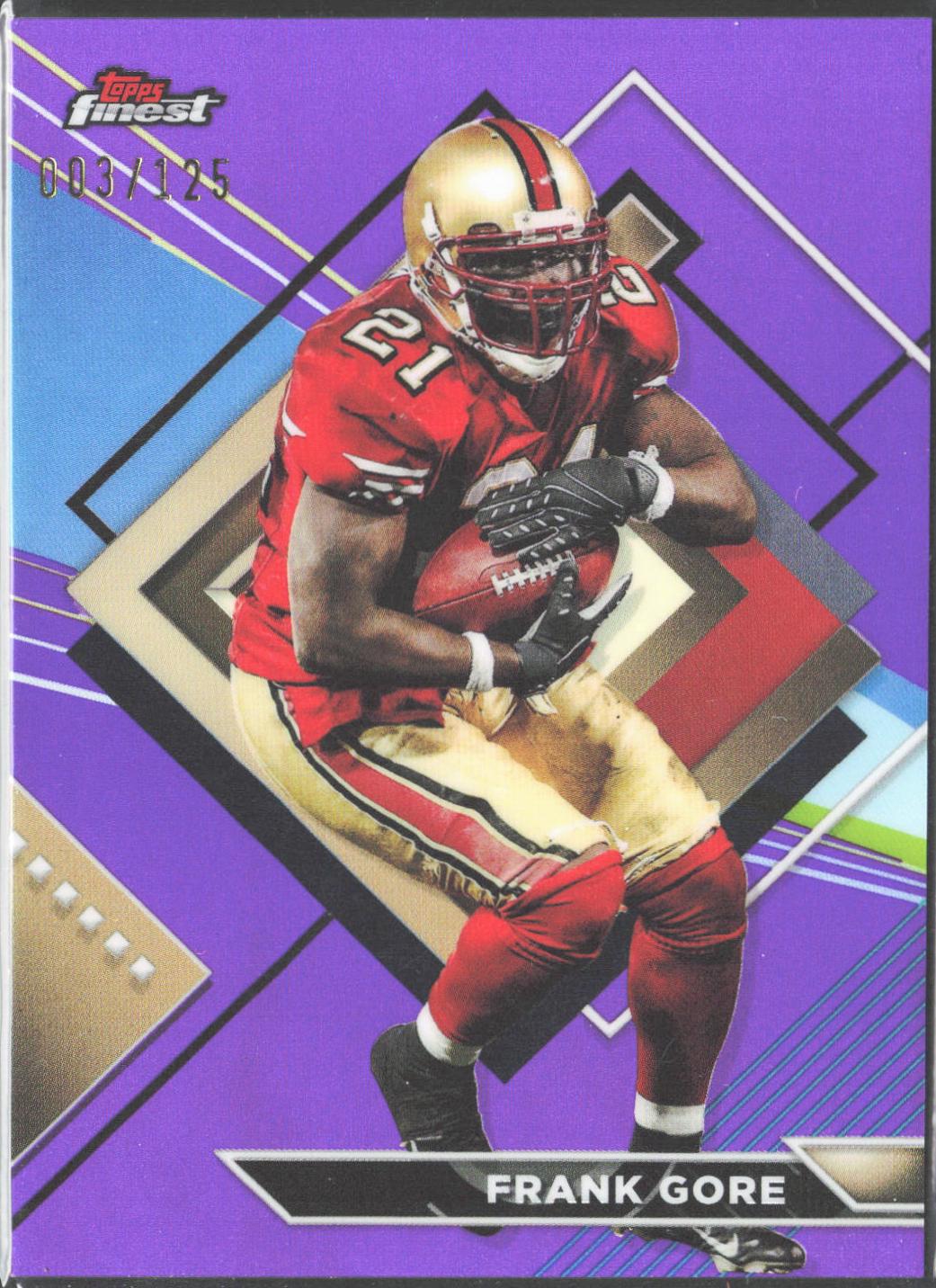 Frank Gore [Purple Refractor] #239