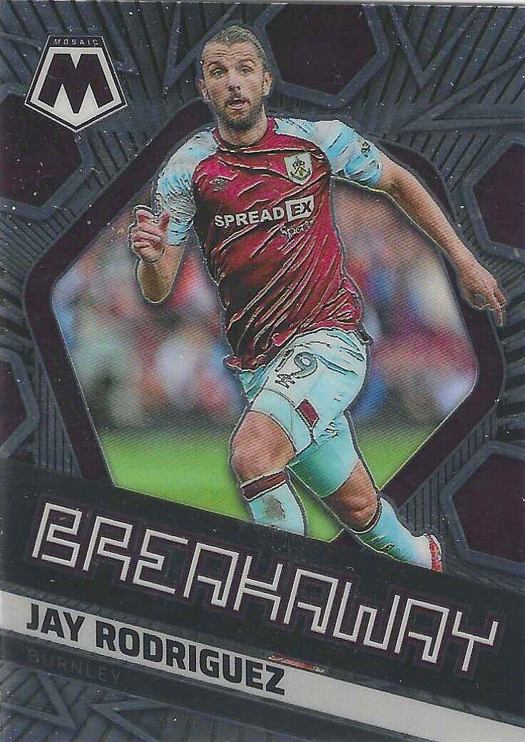 Jay Rodriguez #4 Soccer Cards 2021 Panini Mosaic Premier League Breakaway