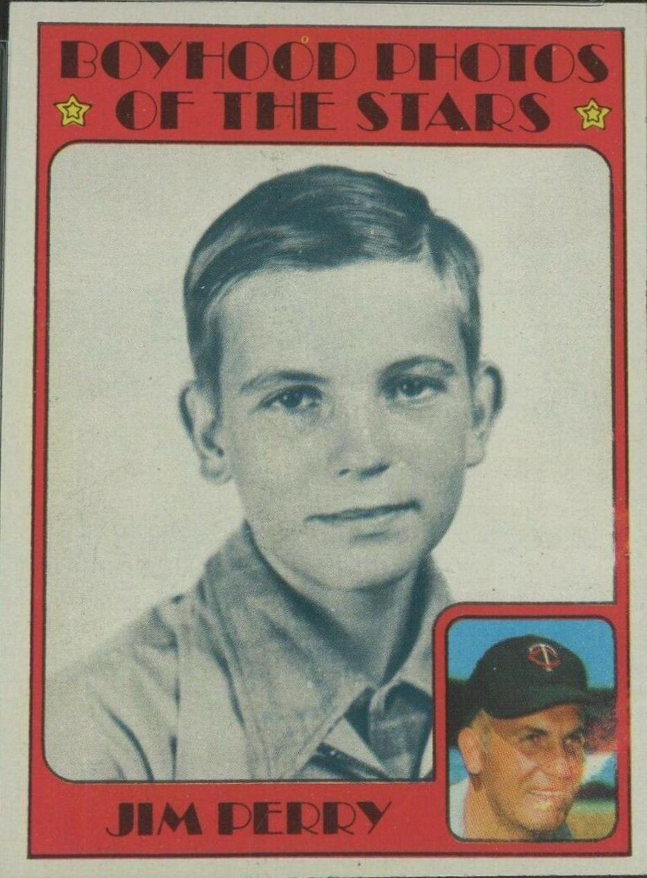 1972 Jim Perry [Boyhood Photo] #497