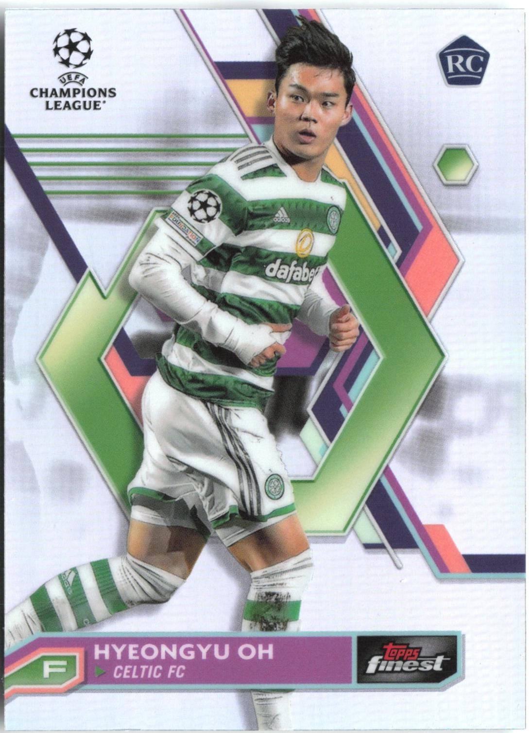 Hyeongyu Oh #78 2022 Topps Finest UEFA Club Competitions